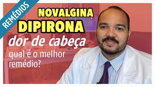 DIPIRONA NOVALGINA  ANADOR SERVE PARA DOR DE CABEÇA É bom mesmo Quais os riscos [upl. by Jewett]