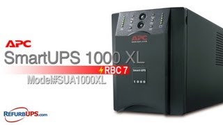 RBC7 Battery Replacement for APC SmartUPS 1000 XL [upl. by Lada]