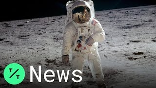 The Historic Moment Neil Armstrong and Buzz Aldrin Set Foot on the Moon [upl. by Roselane248]