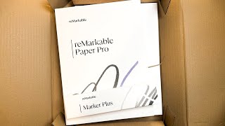 reMarkable Paper Pro is finally here Initial Impressions [upl. by Mcdonald770]