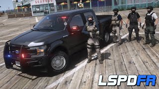 GTA 5 POLICIA  FUERZAS ESPECIALES  T1R0T3O EN EL AEROPUERTO  TheAxelGamer [upl. by Nor]