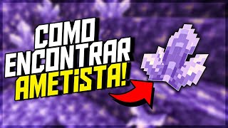 A MANEIRA MAIS FÁCIL de ACHAR AMETISTAS no Minecraft Bedrock  MCPE [upl. by Assyl]