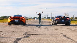 McLaren 720S vs 600LT Drag Race [upl. by Shere]