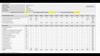 Roczna Ewidencja czasu pracy w Excel  prezentacja pliku [upl. by Gaspar]