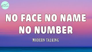 No Face No Name No Number Lyrics  Modern Talking  Lyric Top Song [upl. by Acinomad]