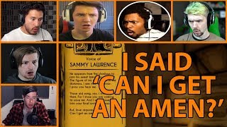 Lets Players Reaction To Sammy Saying Can I Get An Amen  BATIM Chapter 2 [upl. by Idou662]