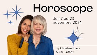 Horoscope du 17 au 23 novembre 2024 🦉 par Zoé Lafont astrologue [upl. by Lytsyrk763]