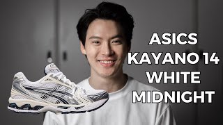 รีวิว Asics Kayano 14 White Midnight [upl. by Htebasil]