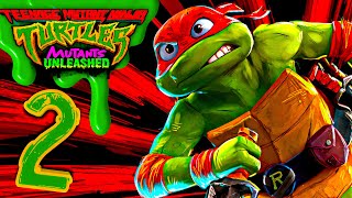 Teenage Mutant Ninja Turtles Mutants Unleashed Part 2 Gameplay Walktrought 100 All Collectibles [upl. by Kreit]