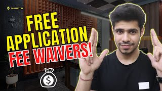 100 Free Application Fee Waivers  SpringFall 2023 [upl. by Olenta]