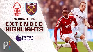 Nottingham Forest v West Ham United  PREMIER LEAGUE HIGHLIGHTS  2172024  NBC Sports [upl. by Eidoow770]