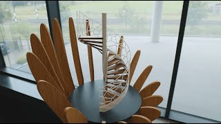 EeStairs amp HiCAD in action staircase art meets hightech 3D CAD [upl. by Gnuj]