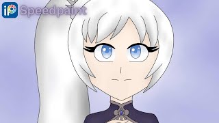 Weiss Schnee RWBY Speedpaint [upl. by Brainard622]