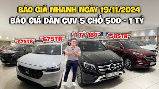 Báo giá dàn CUV 5 chỗ 500tr  1 tỷ tại Siêu Thị Ô Tô Hà Nội 389 cùng QB  Ô Tô Cũ [upl. by Irmina]