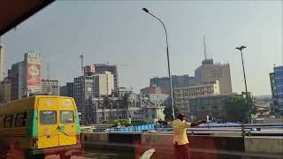 Marina  Morning drive  Lagos Island  Lagos  Nigeria [upl. by Gnirps47]