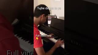 Tujhe dekha to ye ❤️  DDLJ  Piano 🎹 [upl. by Victory]