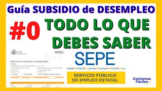 ✅ SUBSIDIO DESEMPLEO Lo que debes saber 👌 Asesoria online gratis📢 Como pedir la ayuda del paro SED [upl. by Avlem]