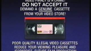 Columbia TriStar Home Video AntiPiracy Warning 19931994 [upl. by Maxwell314]