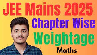 JEE Mains 2025 Chapter Wise Weightage  JEE 2025 Weightage Of all Chapters [upl. by Gardol686]