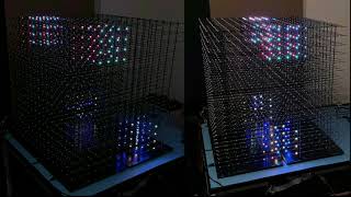 3D led cube 16x16x16 of larryya Edited Styles Demo  3 [upl. by Walli]