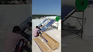 500 LPD Solar Water heater Sun Stellar solar premnagar Dehradun Uttrakhand [upl. by Housen]