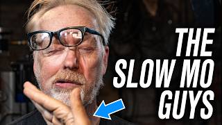 Adam Savage Tests HighSpeed Cameras with theslowmoguys [upl. by Harte]