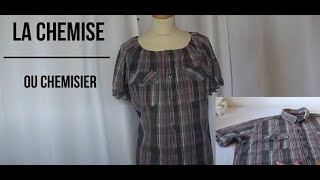 DIY  93 Transformer la chemise homme en chemisier 100100 recyclage Tuto couture facile [upl. by Schweiker857]