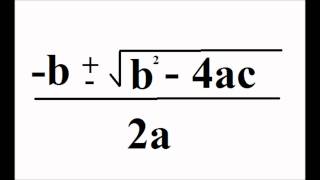 MATHS HACKS Quadratic Formula Song [upl. by Asa]