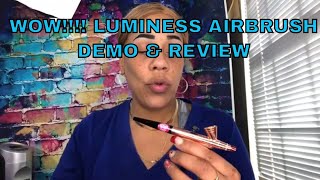 WOW LUMINESS AIRBRUSH DEMO amp REVIEW [upl. by Elagiba]