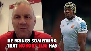 Wayne Pivac on why we should be excited about new Welsh rugby youngster Christ Tshiunza [upl. by Fitzsimmons]