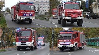 Neues Waldbrand TLF Einsatzfahrten Feuerwehr Oberursel und Steinbach [upl. by Keener]