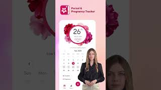 Period Tracker App 🌸 Period Calendar periodtracker 🌸 Pregnancy Tracker [upl. by Gebler]