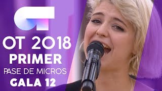 quotSHE USED TO BE MINEquot  ALBA RECHE  PRIMER PASE DE MICROS GALA 12  OT 2018 [upl. by Georgianna]