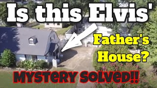 Drone Footage Vernon Presley Home Beside Graceland 1266 Dolan Drive Memphis Tennessee [upl. by Adlay395]