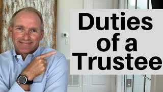 Five Duties Of A Trust’s Trustee [upl. by Ecniuq]