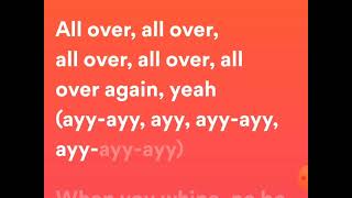 All Over lyrics  Magixx [upl. by Nwahsav64]