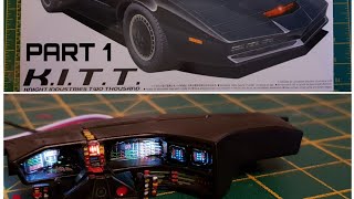 Knight rider quotKITTquot 124 scale pt 1 The dash [upl. by Sukramaj486]