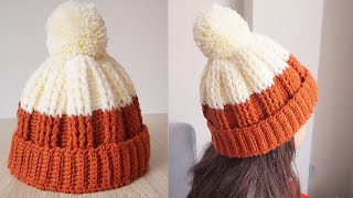 🔴Nuevo Diseño Gorro Tejido a crochet para NIÑOS y ADULTOS‼ [upl. by Andrade875]