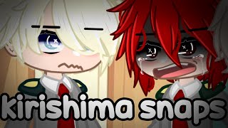 Kirishima Snaps  MY AU  kirishima angst  bnha  mha  gacha club [upl. by Malinin]