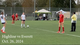 Highline vs Everett 102624 44 [upl. by Kcirddor]