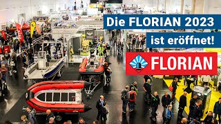 Die FLORIAN 2023 in Dresden ist eröffnet  das war der erste Messetag 🚒 [upl. by Amerd]