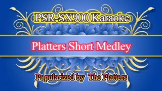 Platters Short Medley  The Platters Video Karaoke [upl. by Bullen964]