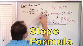 03  The Slope of a Line Part 1 Slope Formula Find the Slope Undefined Slope amp More [upl. by Liponis]