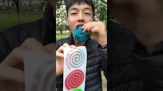 Challenge to eat unique shaped marshmallows with ice boy 125 [upl. by Whelan]