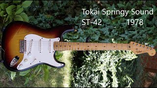 Tokai Springy Sound ST 42 1978 with a BOSS GX 100 [upl. by Shing]