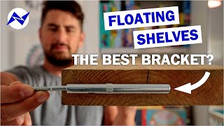 Easy DIY Floating Shelves  The Best Floating Shelf Bracket [upl. by Eilrahs]