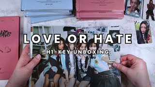 H1KEY  LOVE or HATE  Unboxing [upl. by Nedac]