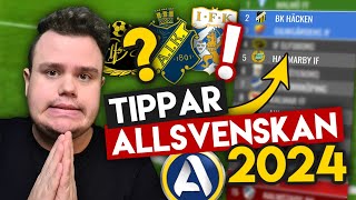 Tippar Allsvenskan 2024 fyra månader för tidigt [upl. by Quickel]