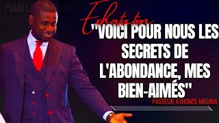 🎤VOICI POUR NOUS LES SECRETS DE LABONDANCE PST ATHOMS MBUMA PRÉDICATIONPHILA CITÉ DEXAUCE [upl. by Anabelle]