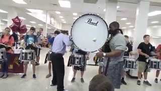 Drumming up excitement Brookwoods Principal Ford Coach Forney and everpopular Drumline [upl. by Ecnaled528]